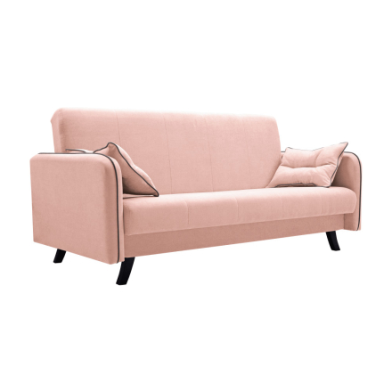 Primo púder rózsaszín kinyitható kanapé