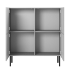 Asensio KM-2 komód világosszürke