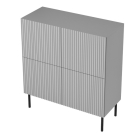 Asensio KM-2 komód világosszürke