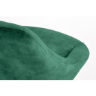 H-102 bárszék sötétzöld - fekete