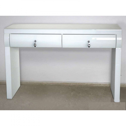 15JS0065 Aisha fiókos fésülködőasztal fehér 100x42x80cm