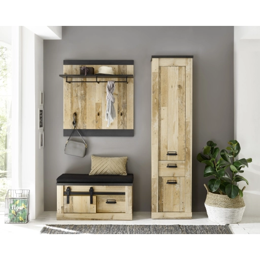 Sherwood 2 előszoba szett antik tölgy/antracit