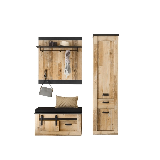 Sherwood 2 előszoba szett antik tölgy/antracit