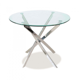 Agis Asztal Kerek 90cm Víztiszta Agis Asztal Kerek 90cm Víztiszta