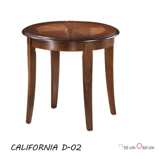 California D Lerakóasztal 60cm Sötét Dió