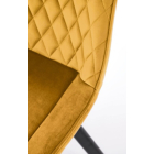 K520 forgatható étkezőszék mustár sárga