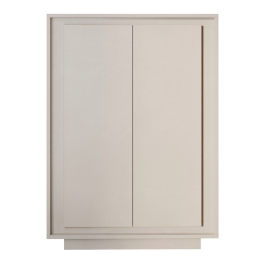 SKY 2.0 magas komód, 2 ajtóval, kasmír vázzal és laminált előlapokkal