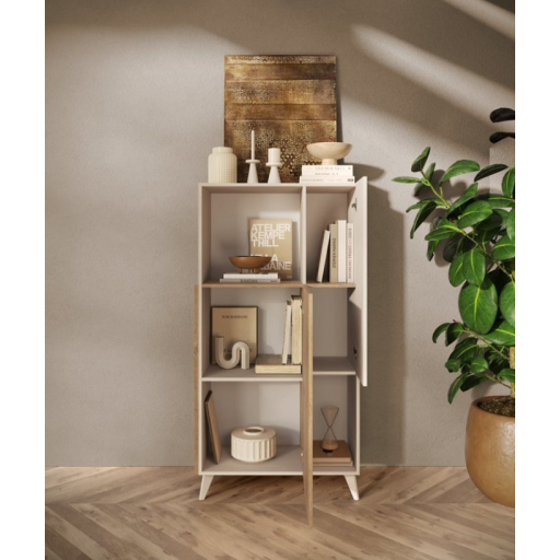 Monaco magas komód kasmír - cadiz tölgy