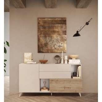 Monaco Fiókos Komód Kasmir/Cadiz Tölgy 181 cm