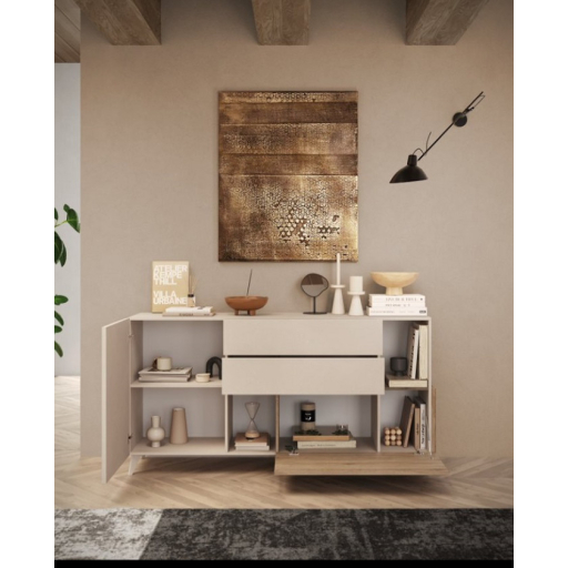 Monaco Fiókos Komód Kasmir/Cadiz Tölgy 181 cm