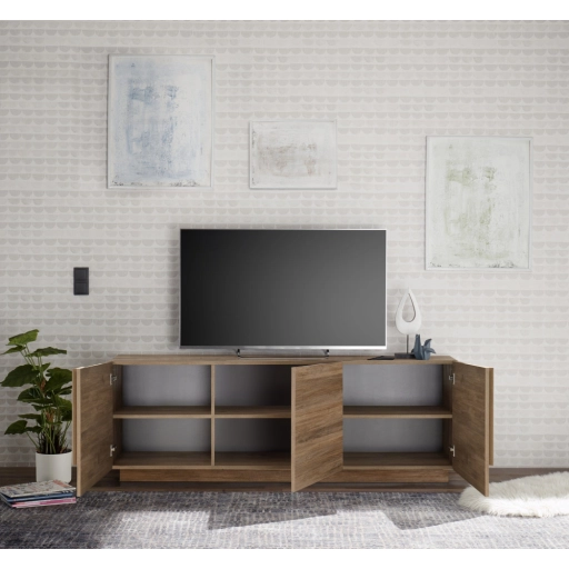 Jupiter 3 ajtós TV állvány mercure tölgy 182 cm