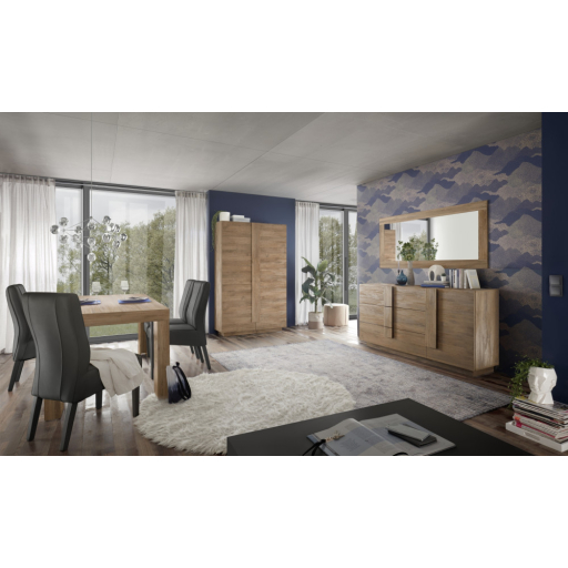 Jupiter 2 ajtós komód mercure tölgy 120 cm