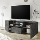 DAMA Nagy Oxidált TV Szekrény 2 ajtós 1 fiókos 181cm