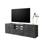 DAMA Nagy Oxidált TV Szekrény 2 ajtós 1 fiókos 181cm