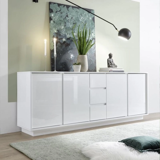 Ice 4 ajtós, 3 fiókos komód 210cm