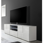 DAMA Nagy Fehér TV Szekrény 2 ajtós 1 fiókos 181cm