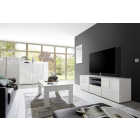 DAMA Nagy Fehér TV Szekrény 2 ajtós 1 fiókos 181cm