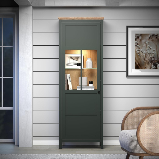 Stanton vitrin sötétzöld