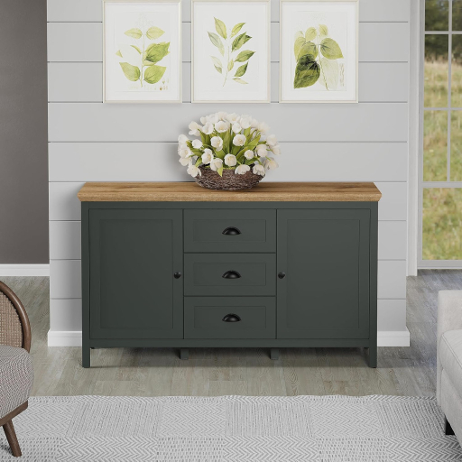Stanton fiókos szekrény sötétzöld