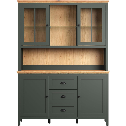 Stanton tálalószekrény sötétzöld