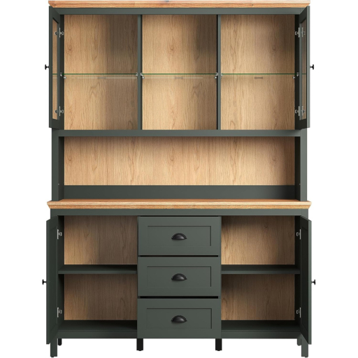 Stanton tálalószekrény sötétzöld