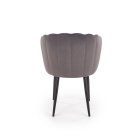 K-386 étkezőszék Szürke bársony szövet