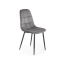 K-417 étkezőszék Szürke bársony szövet