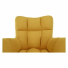 KOMODO forgó fotel sárga/fekete