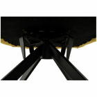 KOMODO forgó fotel sárga/fekete