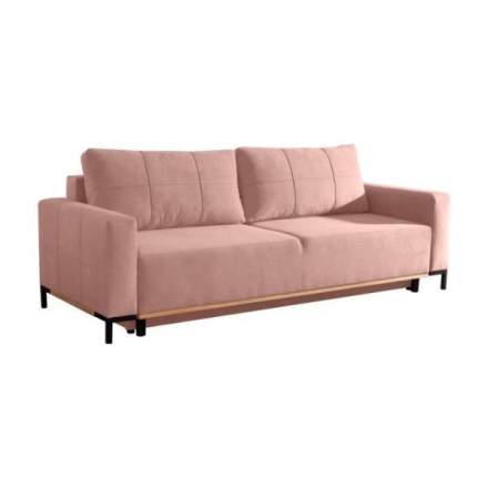 RAMOS antik rózsaszín/bükk kanapé
