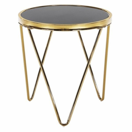 VALERO kisasztal arany/fekete