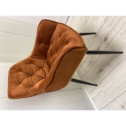 Cherry Velvet étkezőszék fahéj