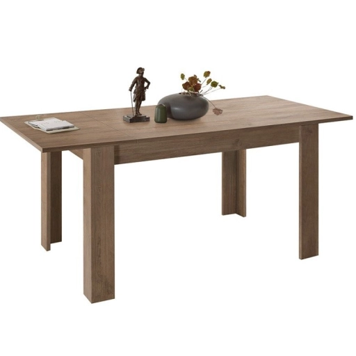 RIMINI asztal, 137 - 185 x 90 cm, laminált Mercure tölgy