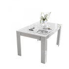 PRISMA Fehér Bővíthető Étkezőasztal 137-185cm