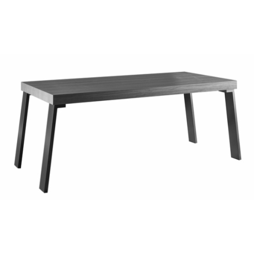 CITY étkezőasztal, fekete 189x88x78 cm