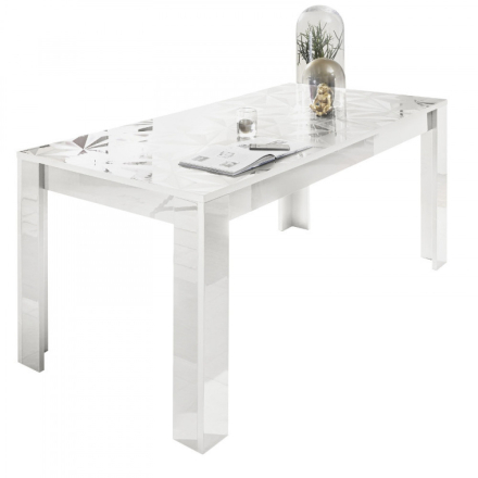PRISMA Fehér Étkezőasztal 180cm