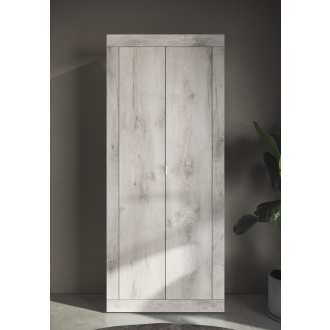 Basic gardróbszekrény fehérített fenyő 78 x 187 cm