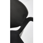 K-491 karfás kerti szék fekete