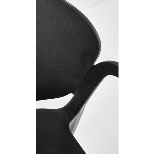 K-491 karfás kerti szék fekete