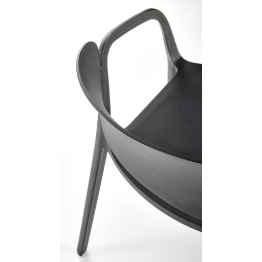 K-491 karfás kerti szék fekete