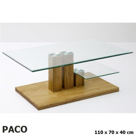 PACO Tölgy Dohányzóasztal 110x70cm