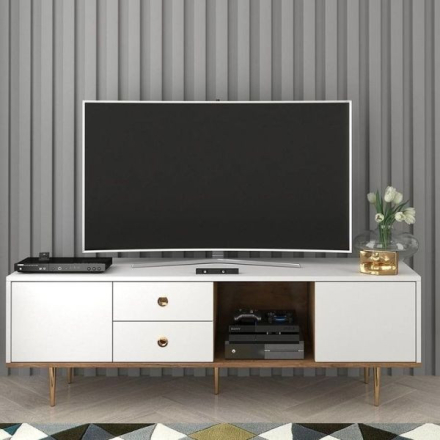 Harmoni fehér modern Tv szekrény