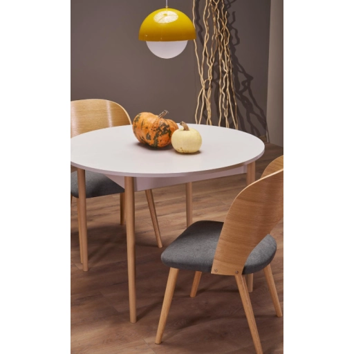 Pivot bővíthető étkezőasztal kasmír/natúr 102-142 cm