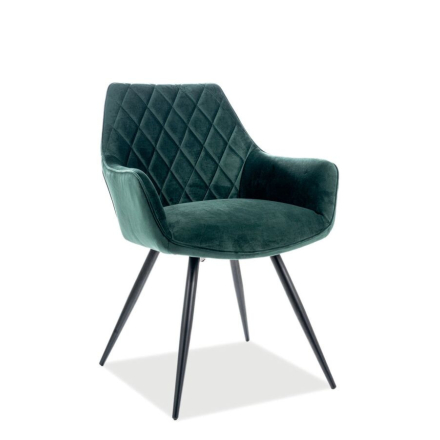 Linea Velvet karosszék zöld