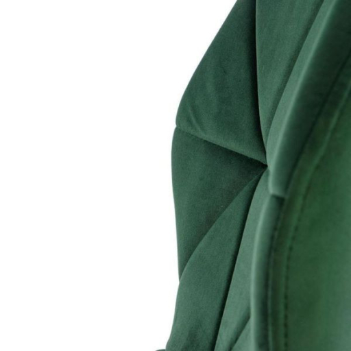 K-453 étkezőszék sötétzöld bársony szövet