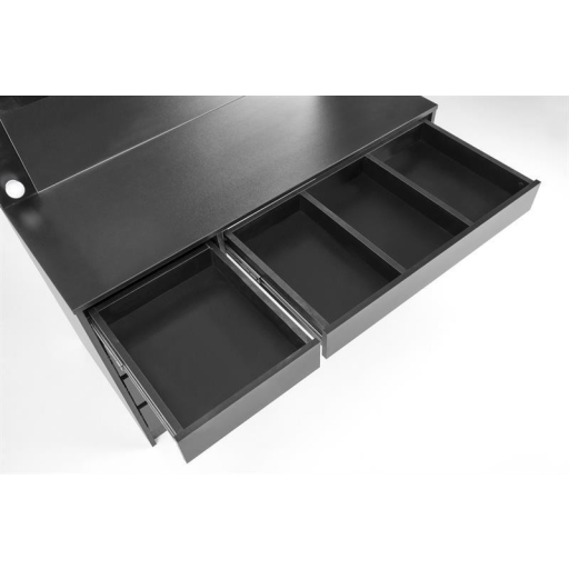 Hollywood XL fésülködő/sminkasztal fekete