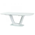 Armani bővíthető étkezőasztal fehér 76 x 90 x 160-220 cm