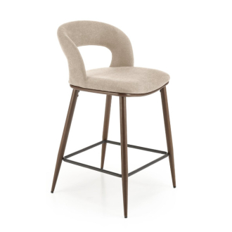 H-114 bárszék bézs/dió