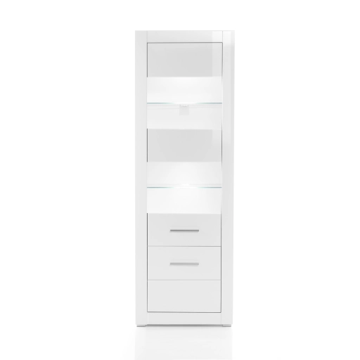 Bianco magas vitrin fényes fehér