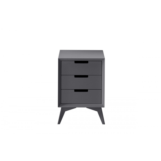 Netanja szürke éjjeliszekrény